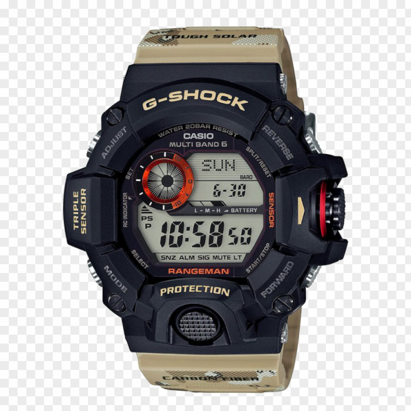 Watch Master Of G G-Shock Rangeman GW9400 Casio PNG