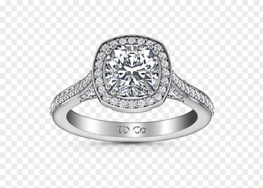 Ring Halo Engagement Jewellery Wedding PNG
