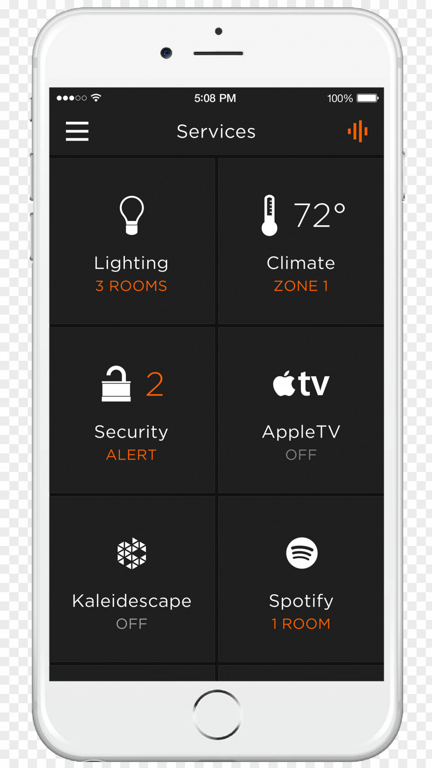Android Feature Phone Infinis User Interface Design Home Automation Kits PNG