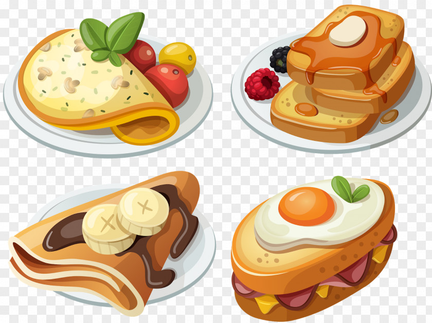 Breakfast Toast Tea Clip Art Vector Graphics PNG