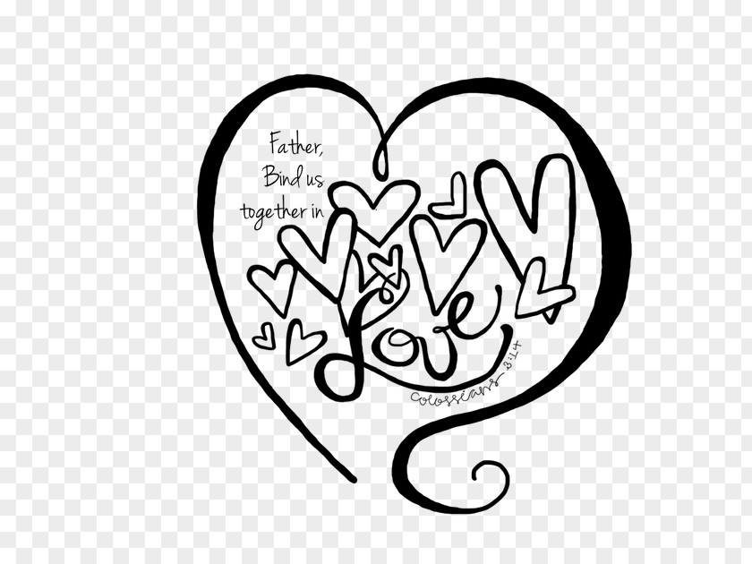 Doodle Hearts Bible Religious Text Drawing PNG