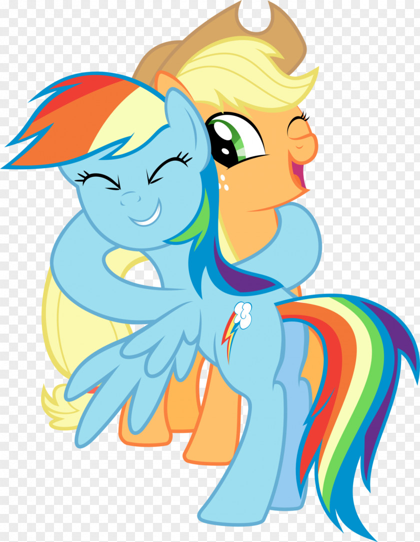Applejack Rainbow Dash Fluttershy Pinkie Pie Pony PNG