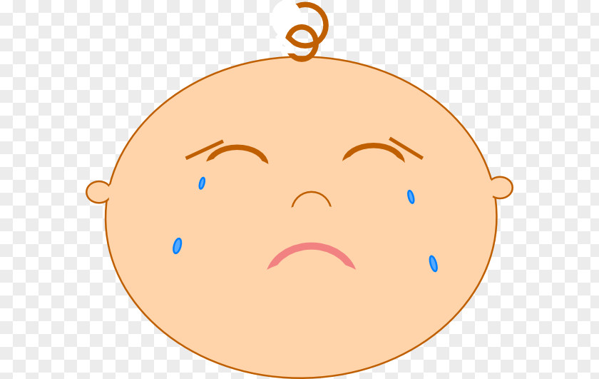 Baby Sad Nose Smiley Cheek Forehead Clip Art PNG