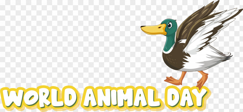 Birds Duck Beak Font Logo PNG