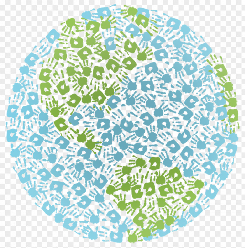 Globe Earth Hand Child PNG