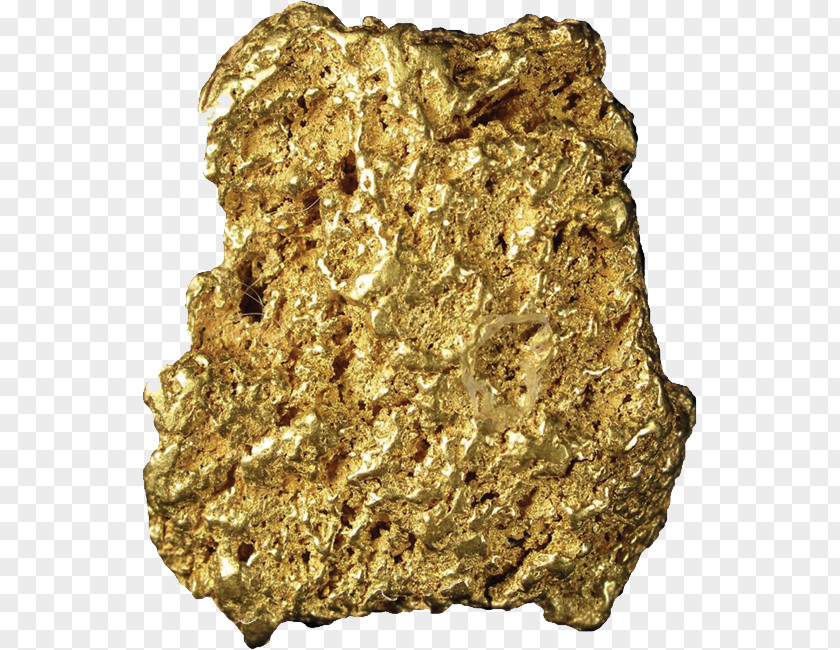 Gold Nugget Image Mineral Pyrite Mining PNG