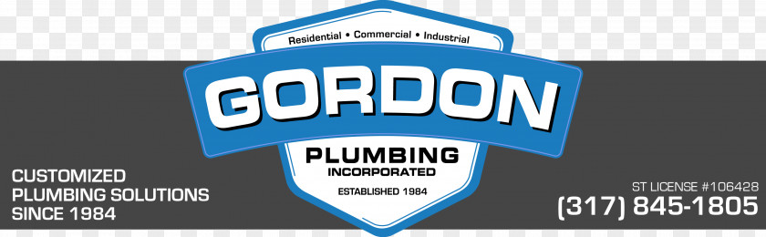 Gordon Plumbing, Inc. Plumber Sewerage General Contractor PNG