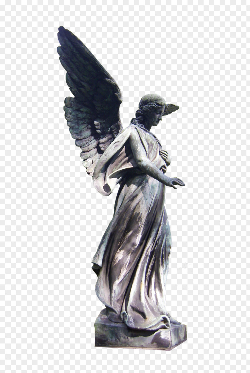 Greek Statue Angel Of Independence Saarlouis Alter Friedhof PNG