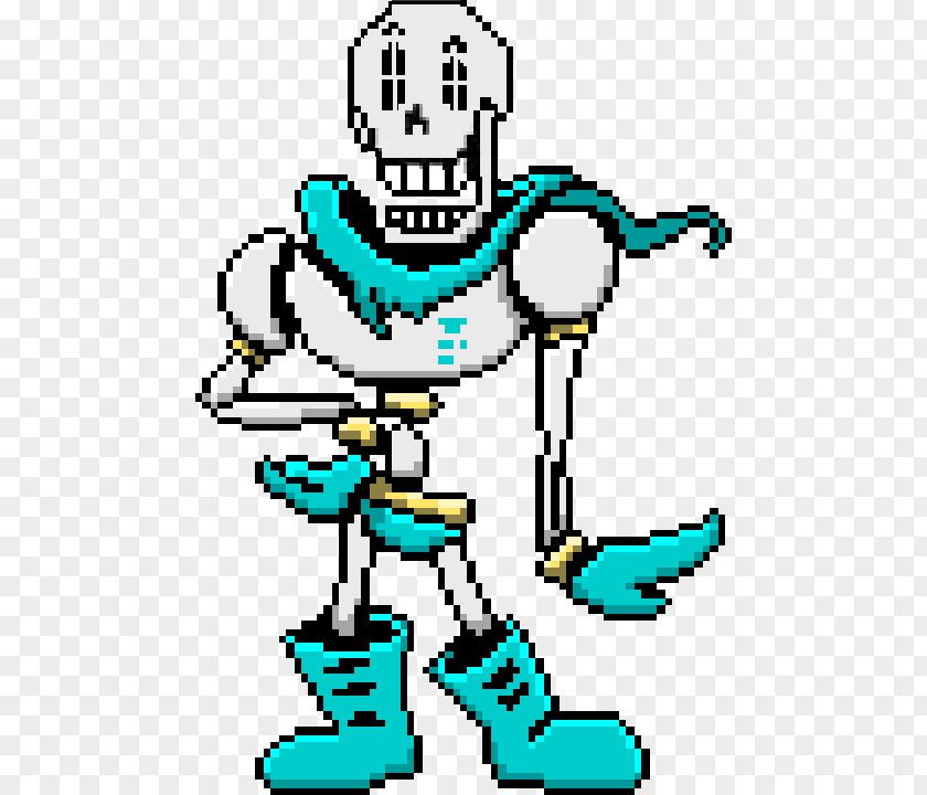 Papyrus Walking Sprite Undertale Pixel Art Toriel PNG