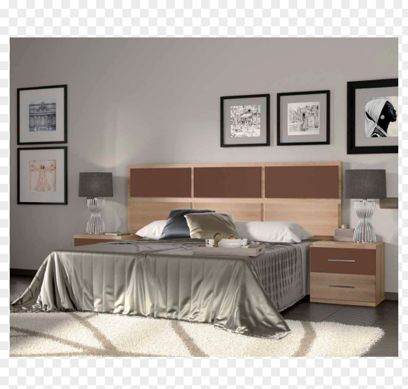 Table Bed Frame Bedside Tables Bedroom Headboard PNG