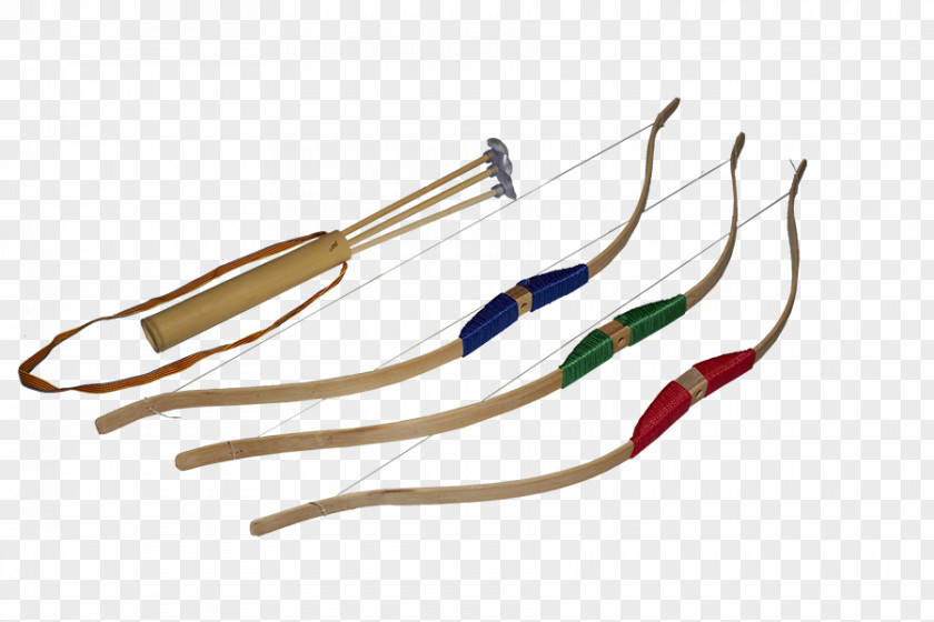 Arrow Bow Wood Toy Blue PNG