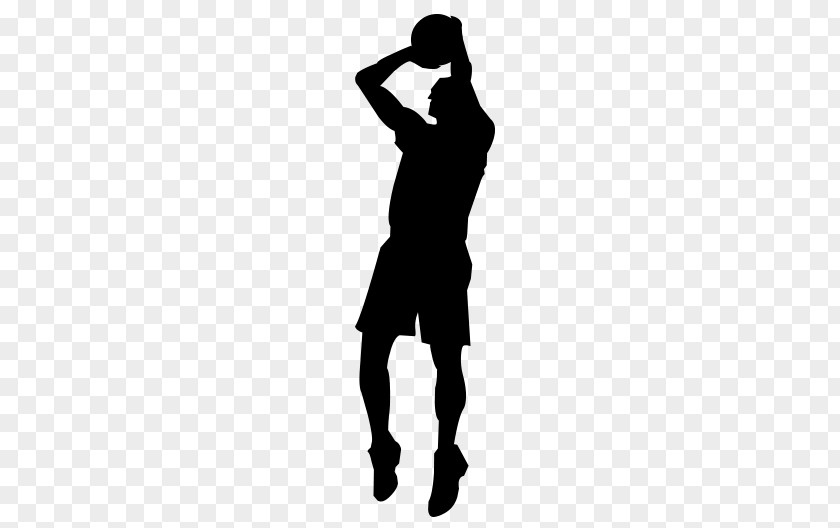 Basketball Silhouette Wall Decal Sticker PNG