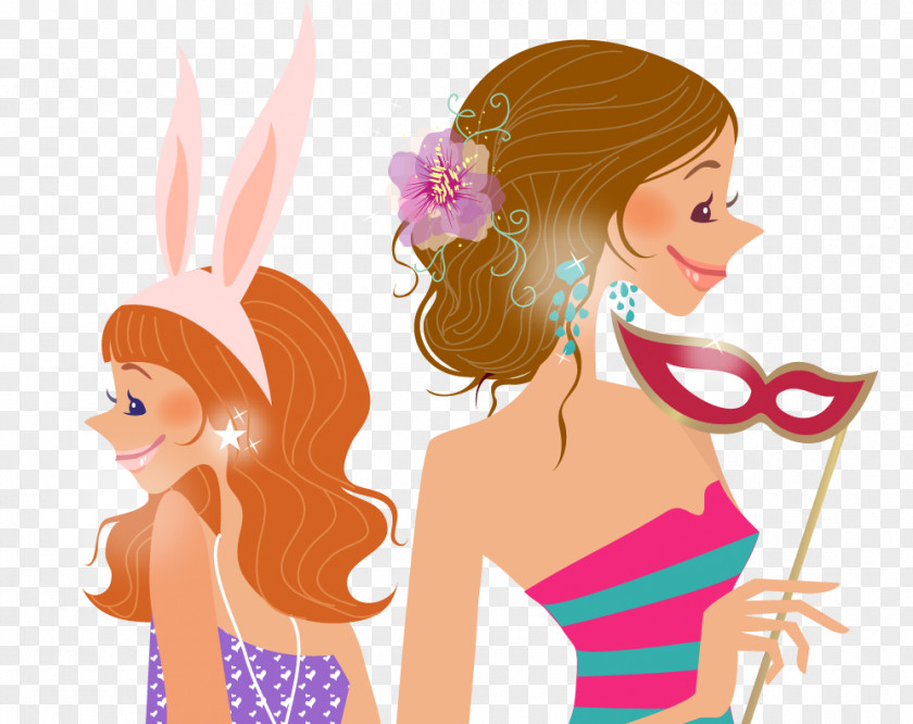 Beauty Costume Party Drawing Royalty-free Illustration PNG
