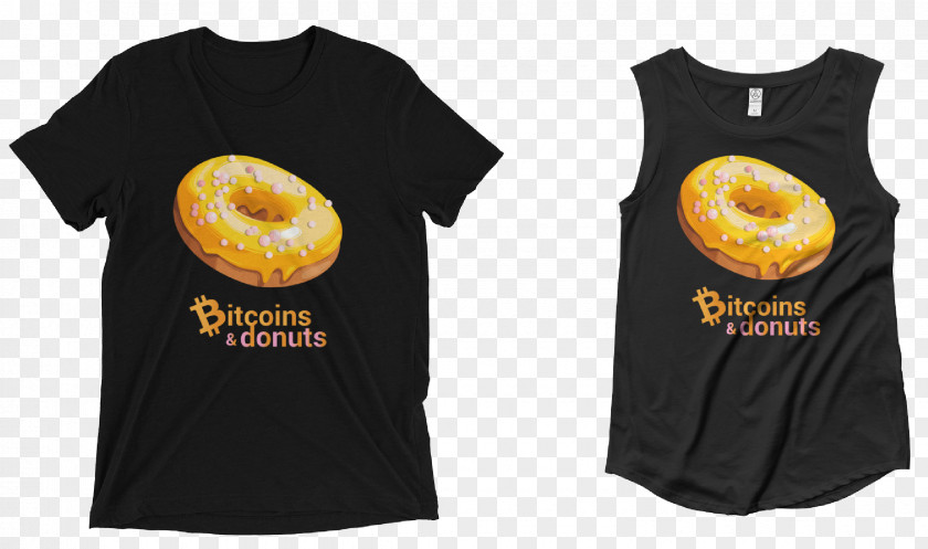 Bitcoin Shirt T-shirt Donuts Cryptocurrency CryptoCoinsNews PNG