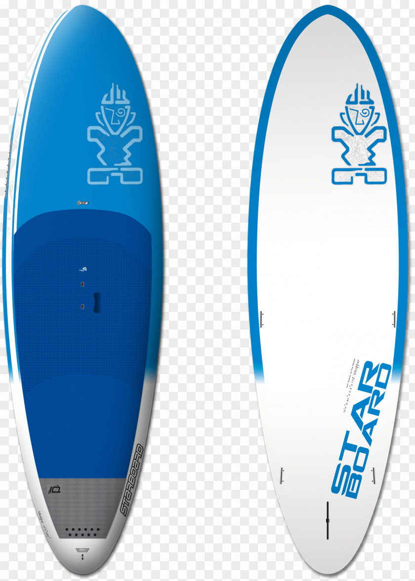 Blue Dynamic Wave Standup Paddleboarding Surfing Surfboard Port And Starboard PNG