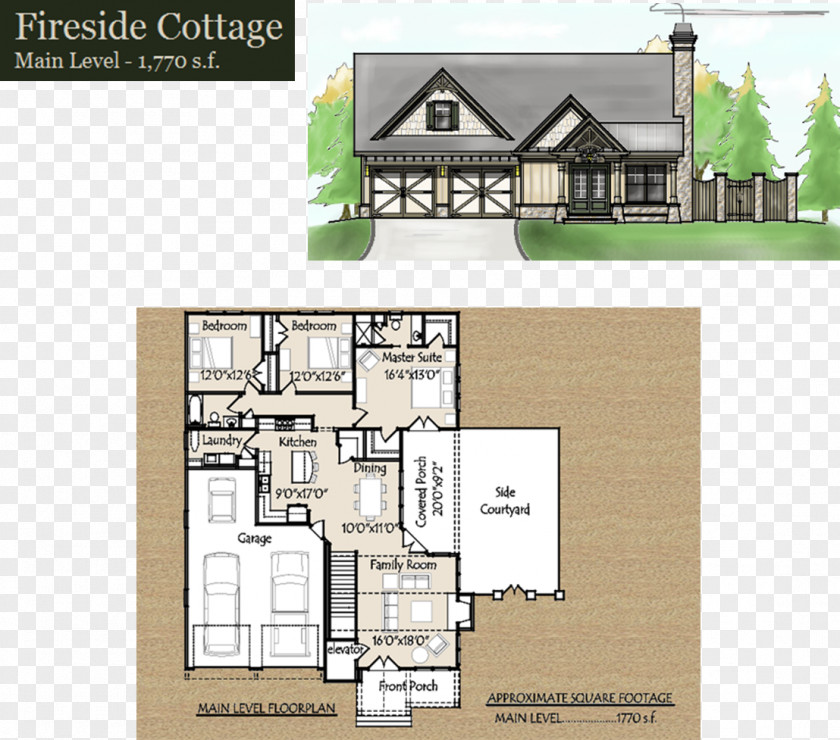 House Floor Plan Architecture Design Cottage PNG