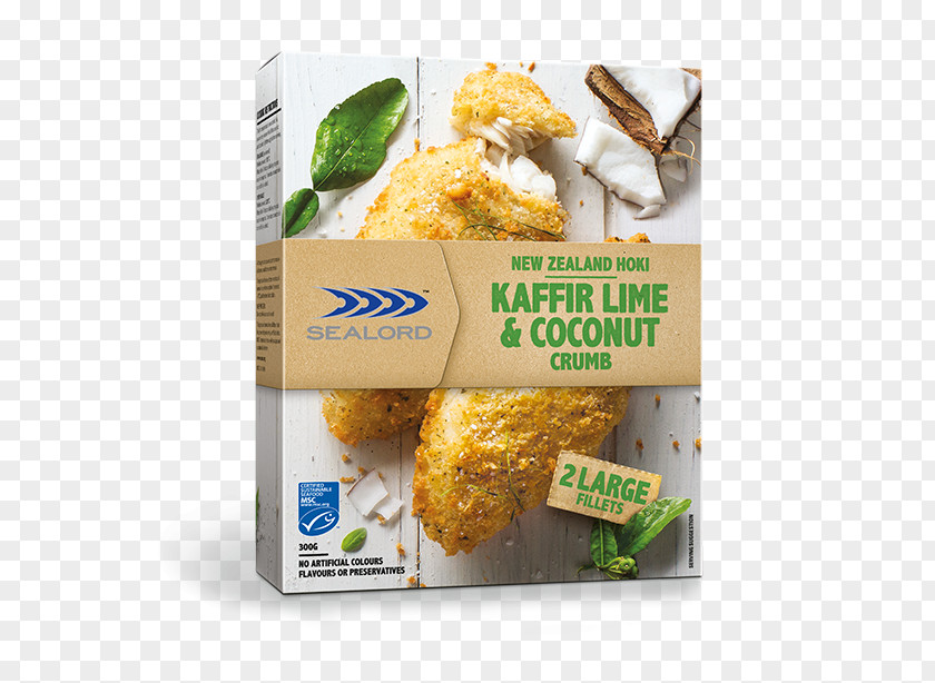 Kaffir Lime Vegetarian Cuisine Fish Finger Blue Grenadier PNG