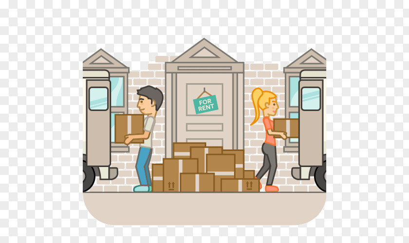 Moving House Divorce Mover Home Relocation Breakup PNG