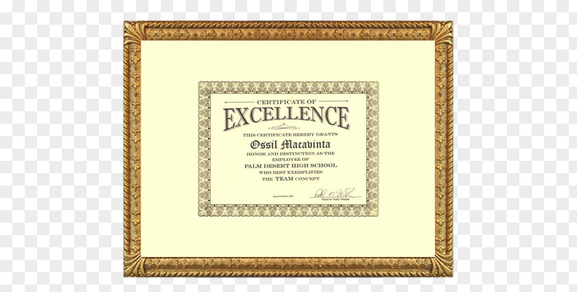 Certificate Of Honor Paper Picture Frames Line Pattern PNG