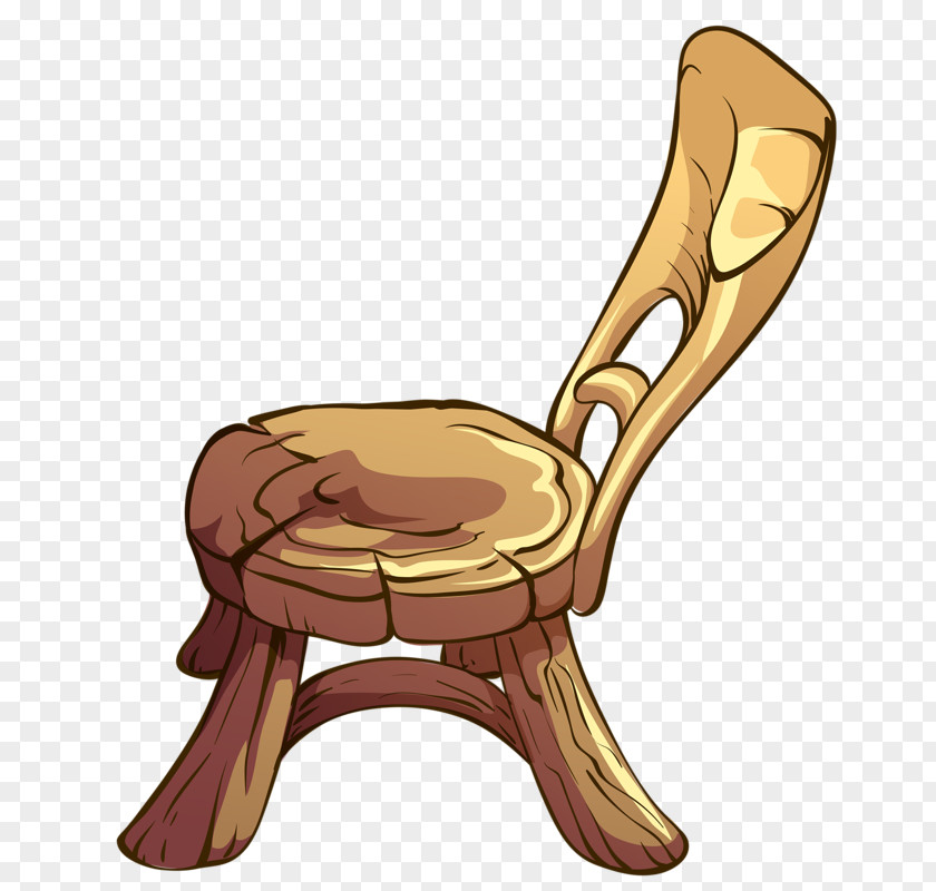 Chair Cartoon Wood Clip Art PNG