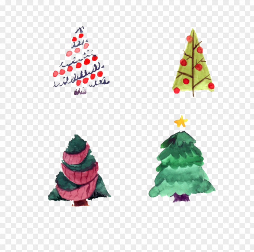 Creative Christmas Tree Cutout Free Ornament Decoration Gift PNG