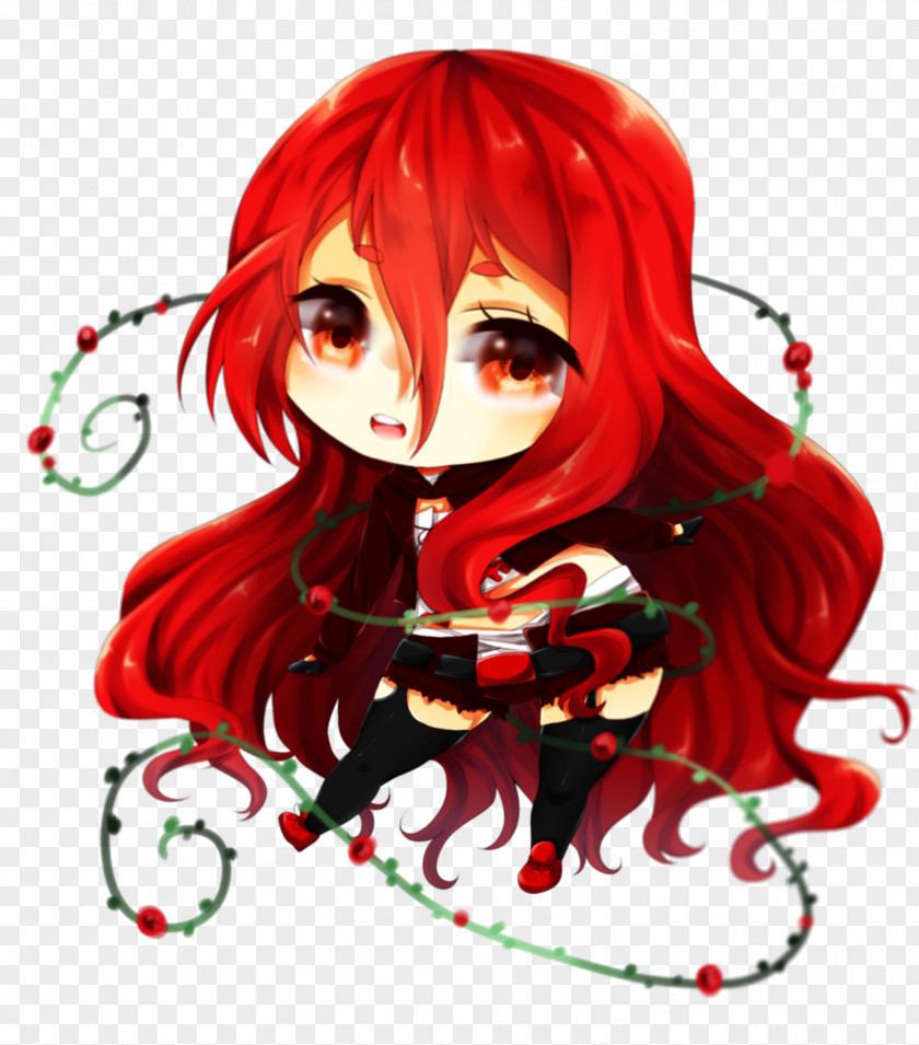 Hair Red Coloring Illustration Black PNG