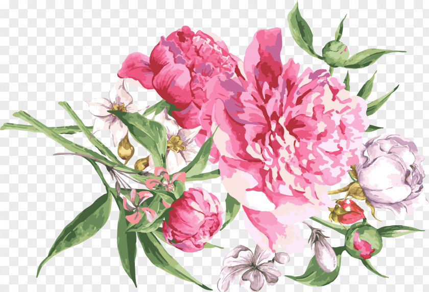 Hand-painted Flowers Get-well Card Greeting & Note Cards Wish E-card PNG
