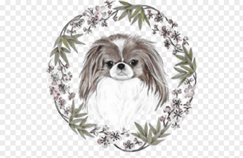 Puppy Dog Breed Japanese Chin Toy Glass PNG