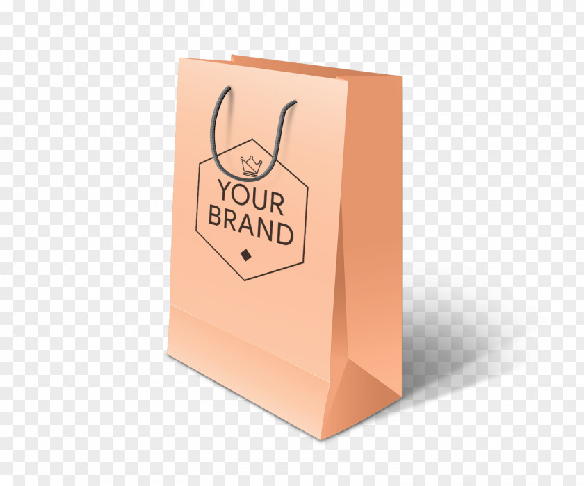 Interchangeable Logo Paper Bag Shopping PNG