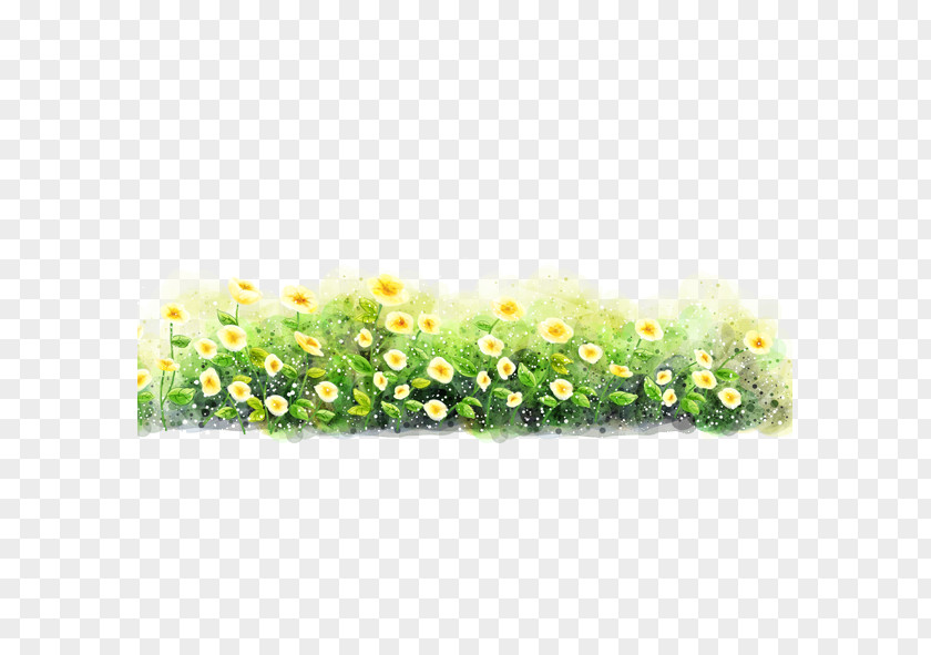 Misty Flowers Download Cartoon Icon PNG