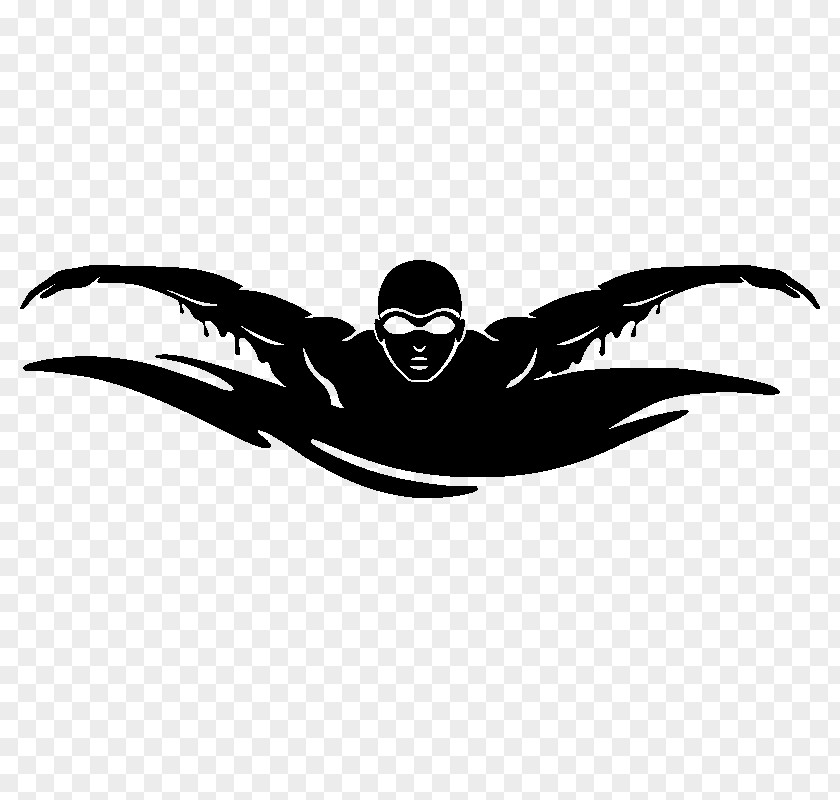 Silhouette Sport Sticker Wall Decal Swimming Clip Art PNG