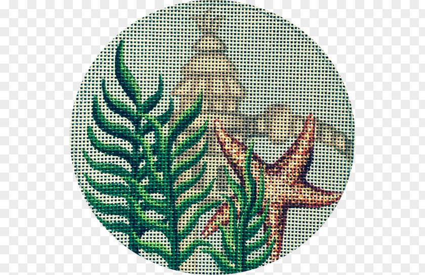 Beautiful Starfish Circle Leaf PNG
