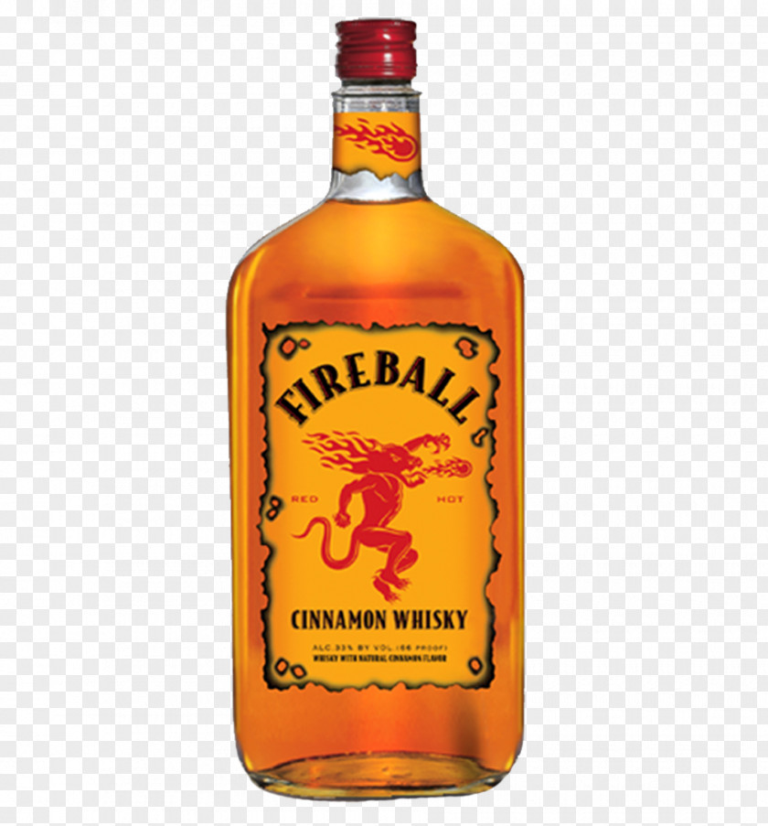 Fire Ball Whiskey Distilled Beverage Wine Beer Fireball Cinnamon Whisky PNG