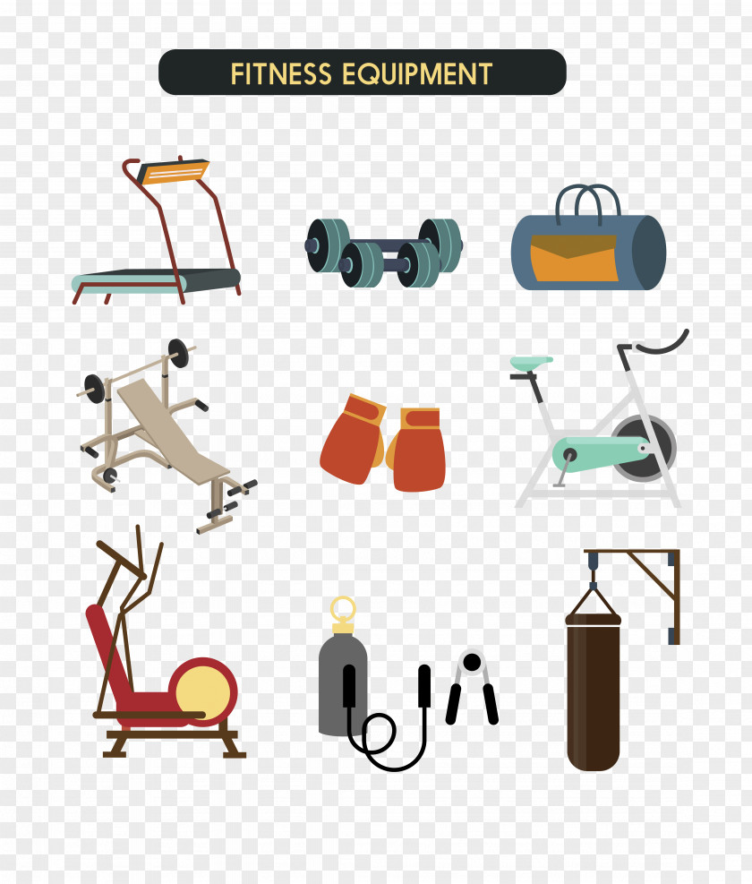 Fitness Vector Material Dumbbell Physical Exercise Equipment Icon PNG