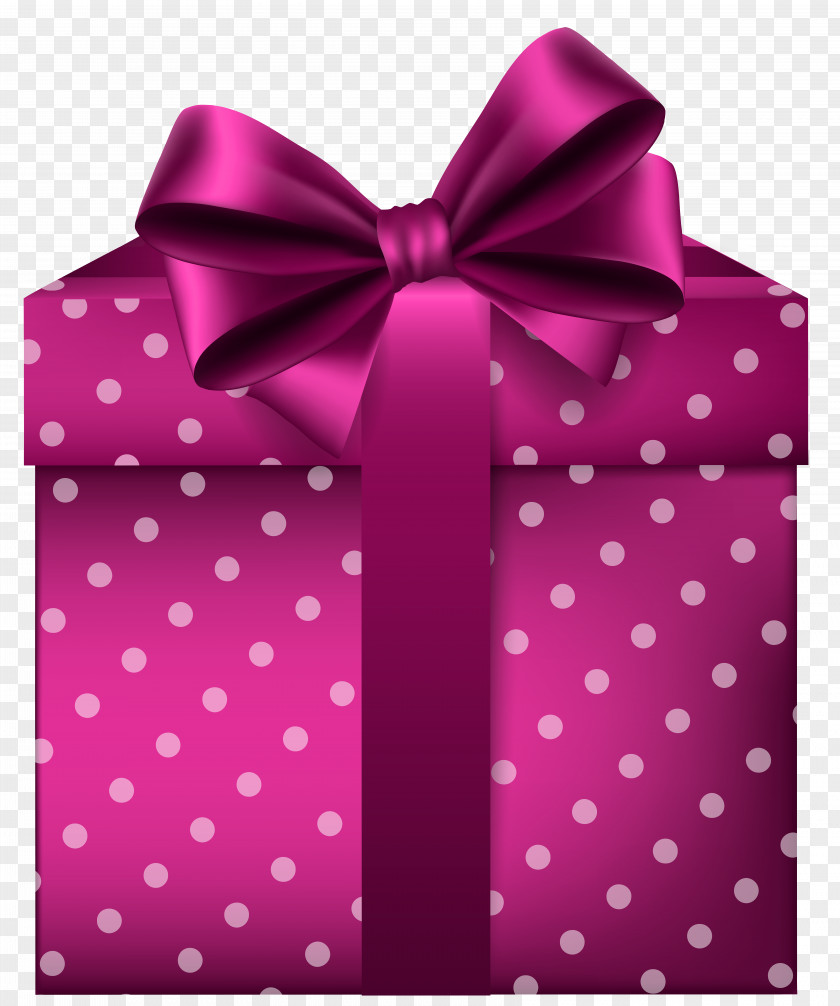 Pink Gift Clip Art Image Blue PNG