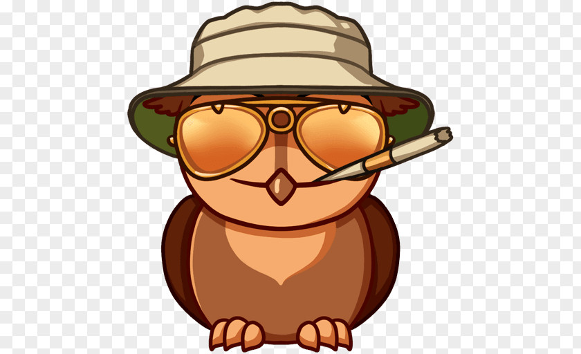 Telegram VK Sticker Cowboy Hat Clip Art PNG