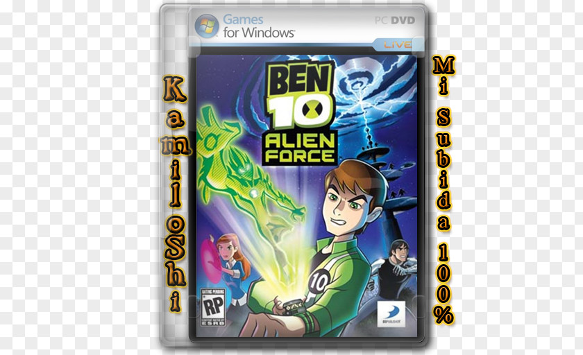 Ben 10 Alien Force 10: PlayStation 2 Force: Vilgax Attacks Omniverse Wii PNG