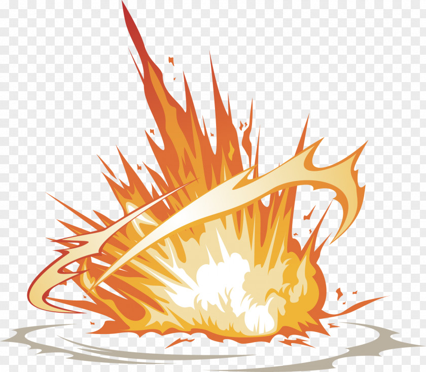 Cool Flame Explosion Download Clip Art PNG