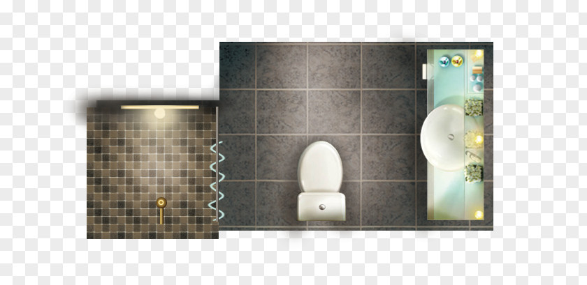 FIG Flat Apartment Bathroom Shower Toilet Wash Basin Tile Room Sink PNG