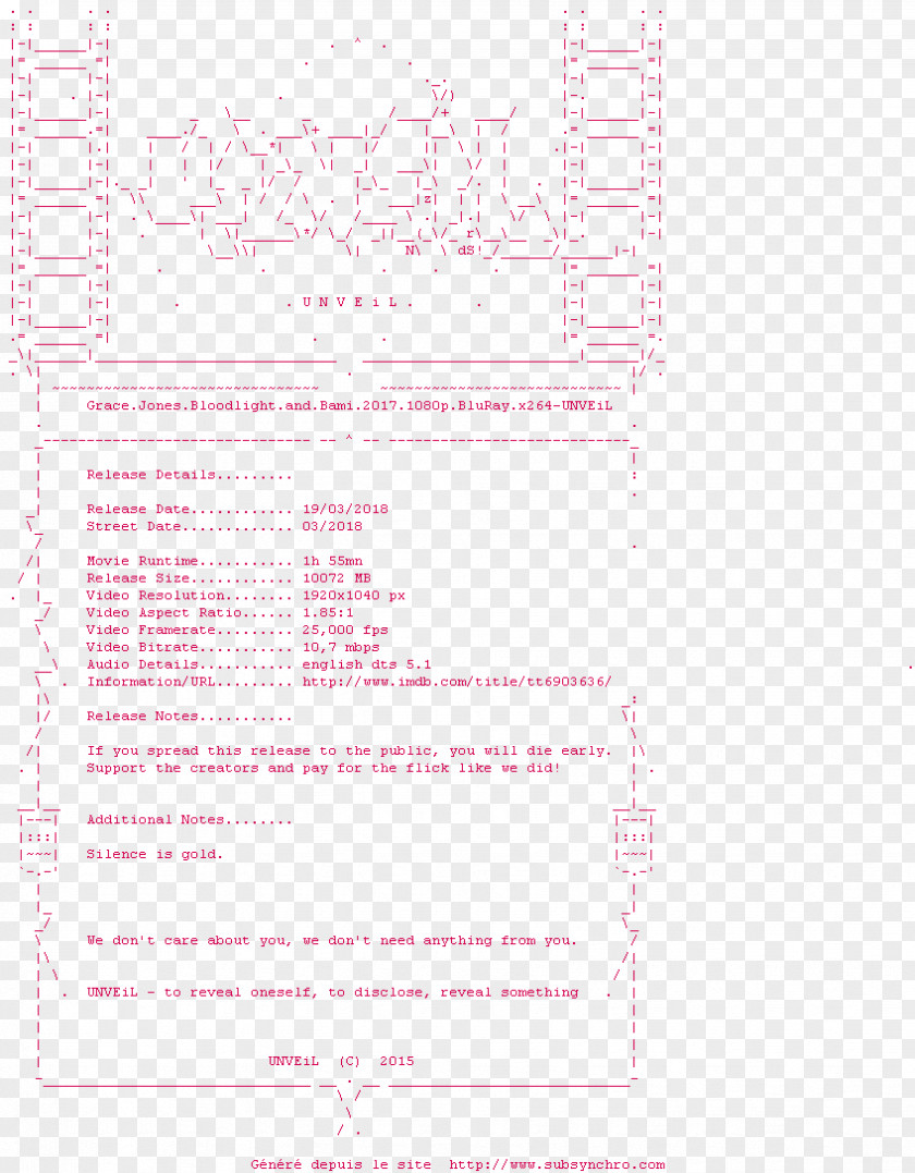 Grace Jones Document Pink M Line PNG