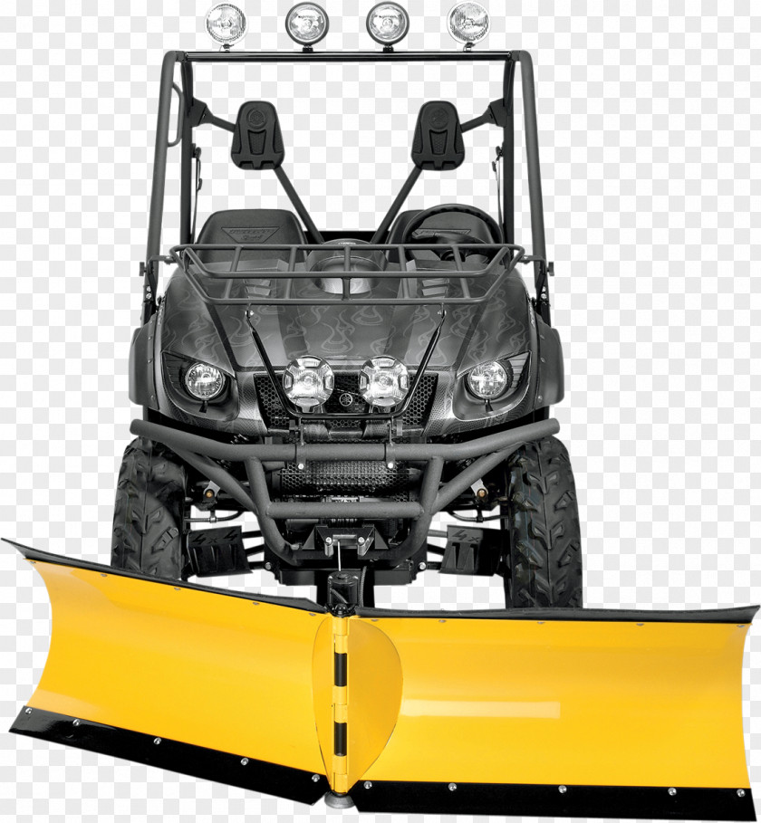 Kawasaki MULE Side By All-terrain Vehicle Snowplow PNG