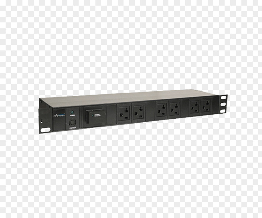 Power Distribution Unit 19-inch Rack Strips & Surge Suppressors Electric Board PNG