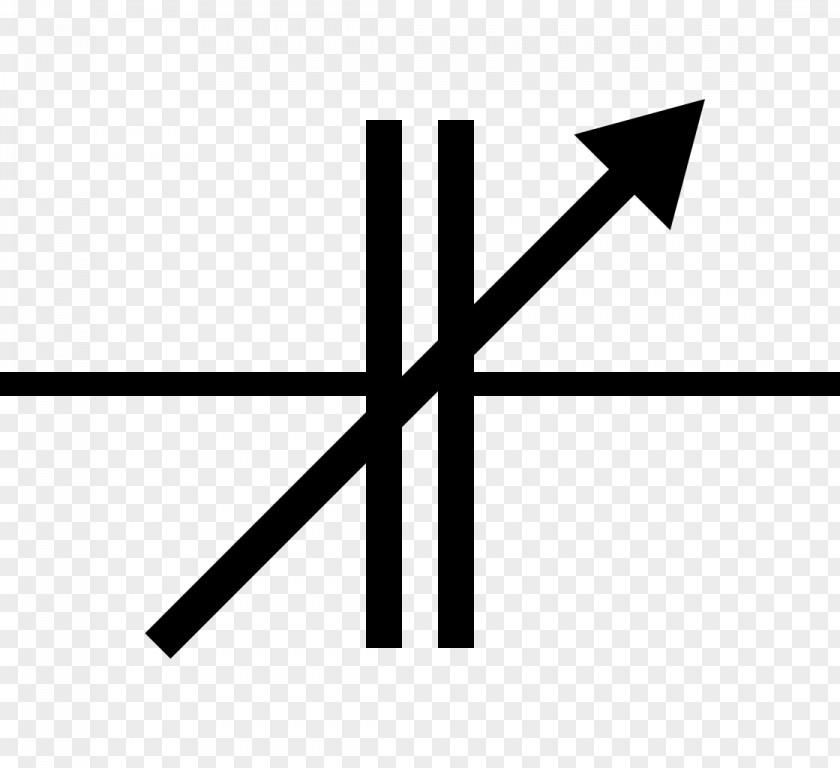 Symbol Electronic Variable Capacitor Electronics Electrolytic PNG