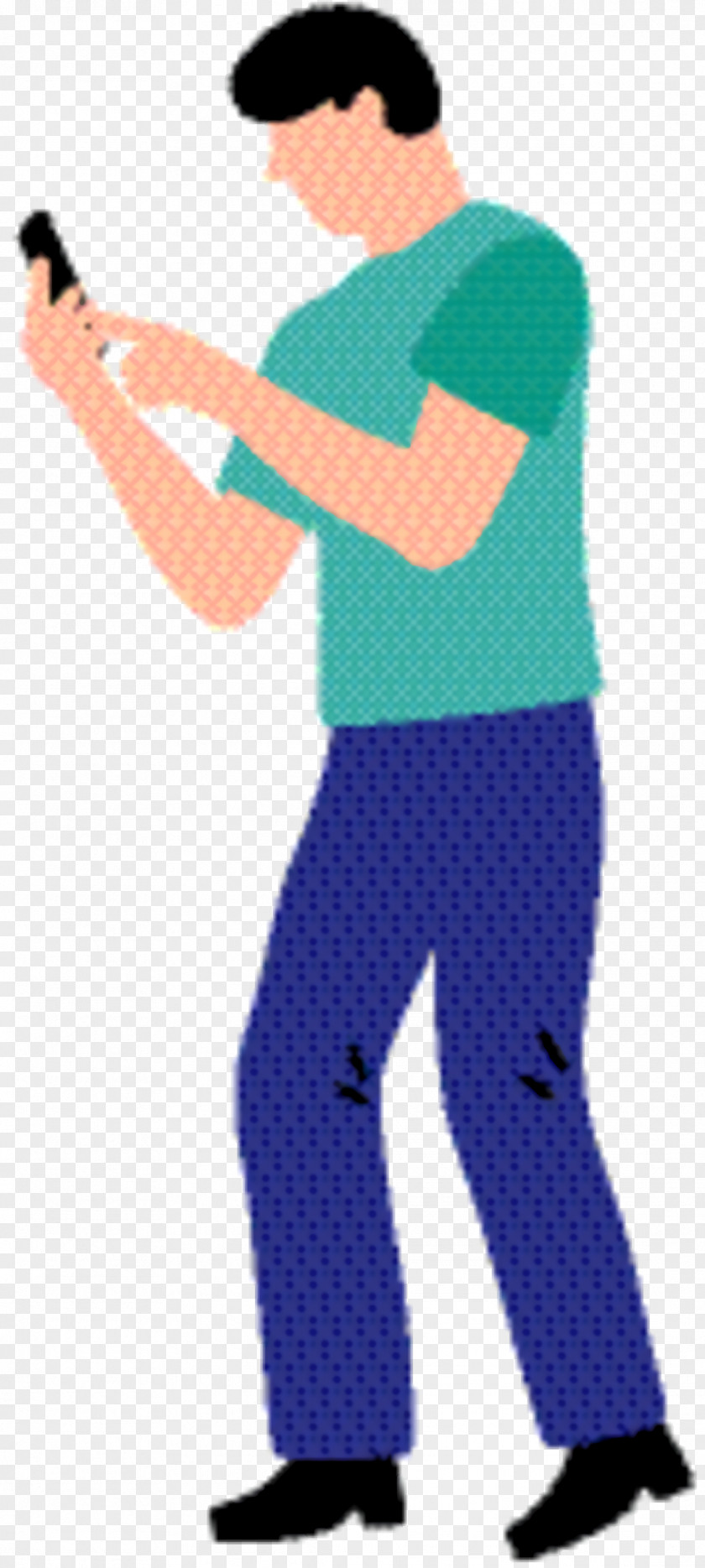 Trousers Electric Blue Smartphone Cartoon PNG