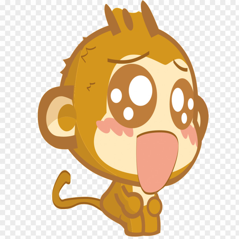 Cartoon Little Monkey Ape PNG