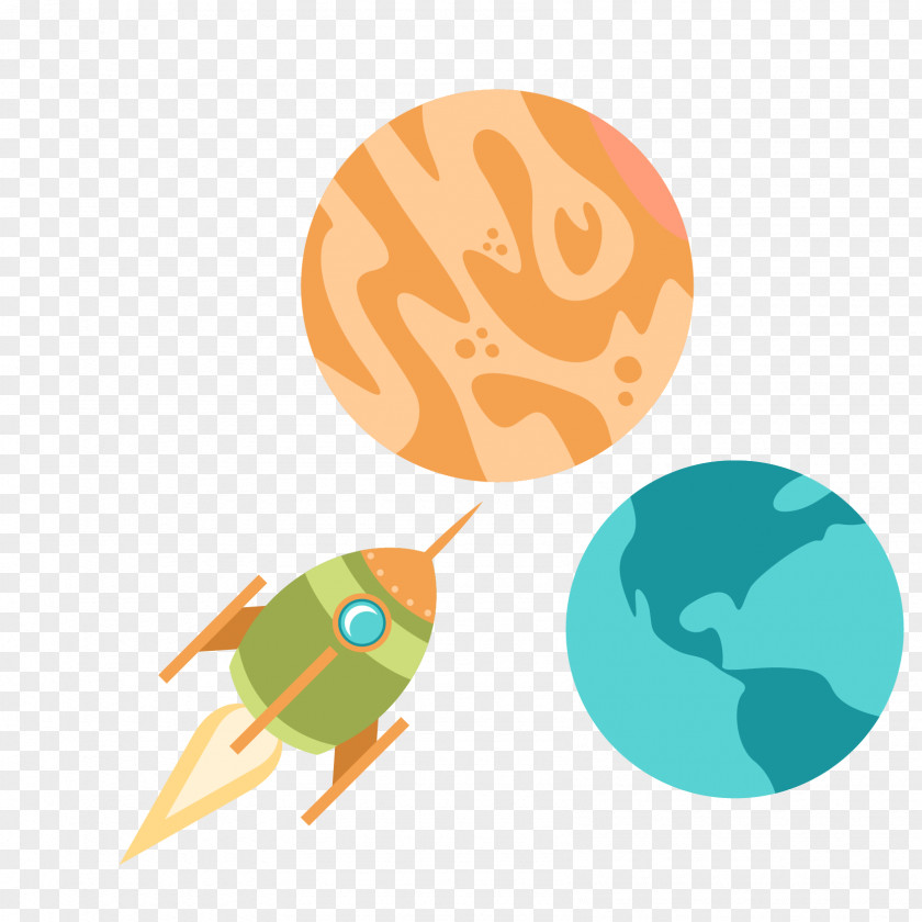 Cartoon Space Element Vector Outer Euclidean Astronaut PNG