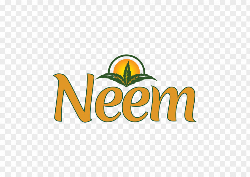 Design Logo Neem Tree Brand Graphic Font PNG