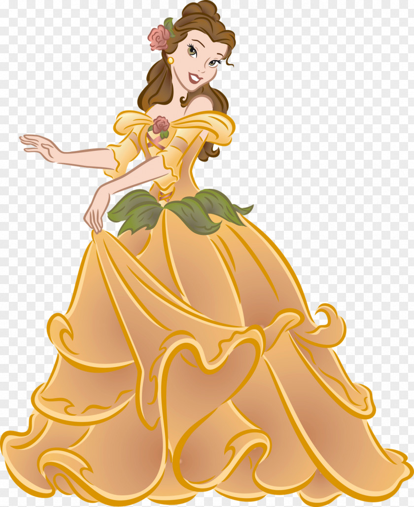 Disney Princess Belle Jasmine Cinderella Beast Rapunzel PNG