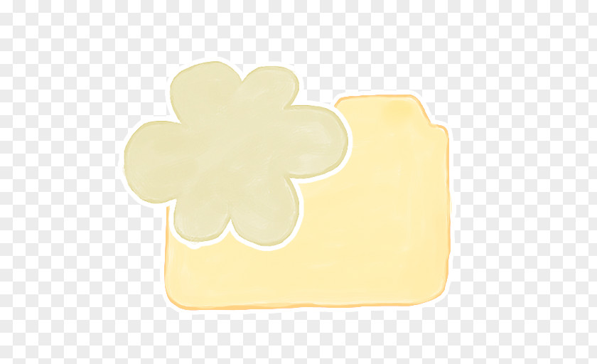Folder Vanilla Cloud Petal Yellow PNG