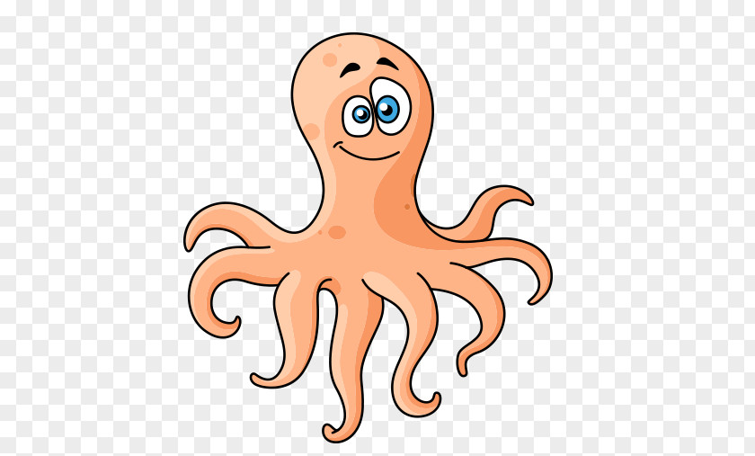 Line Octopus Finger Cartoon Clip Art PNG